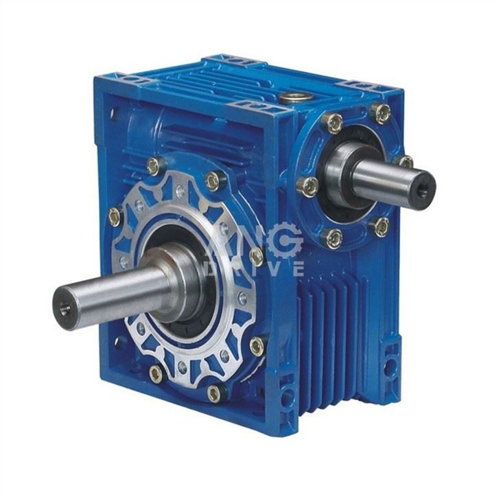 NRV worm gearbox with output shaft